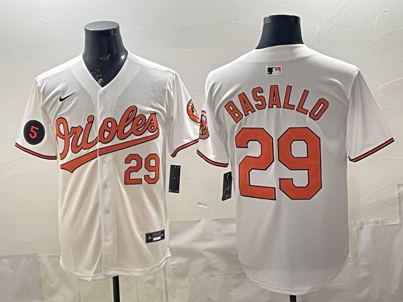 Men Baltimore Orioles #29 Basallo White Game 2026 Nike MLB Jersey style 001->baltimore orioles->MLB Jersey